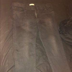 UNI QLO Size 36 skinny stretch jeans black